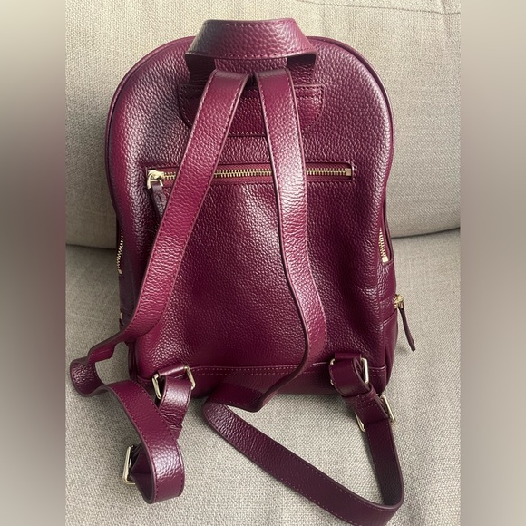 Austin Fowler Backpack - Sarah mini backpack in mulberry (pebbled leather)